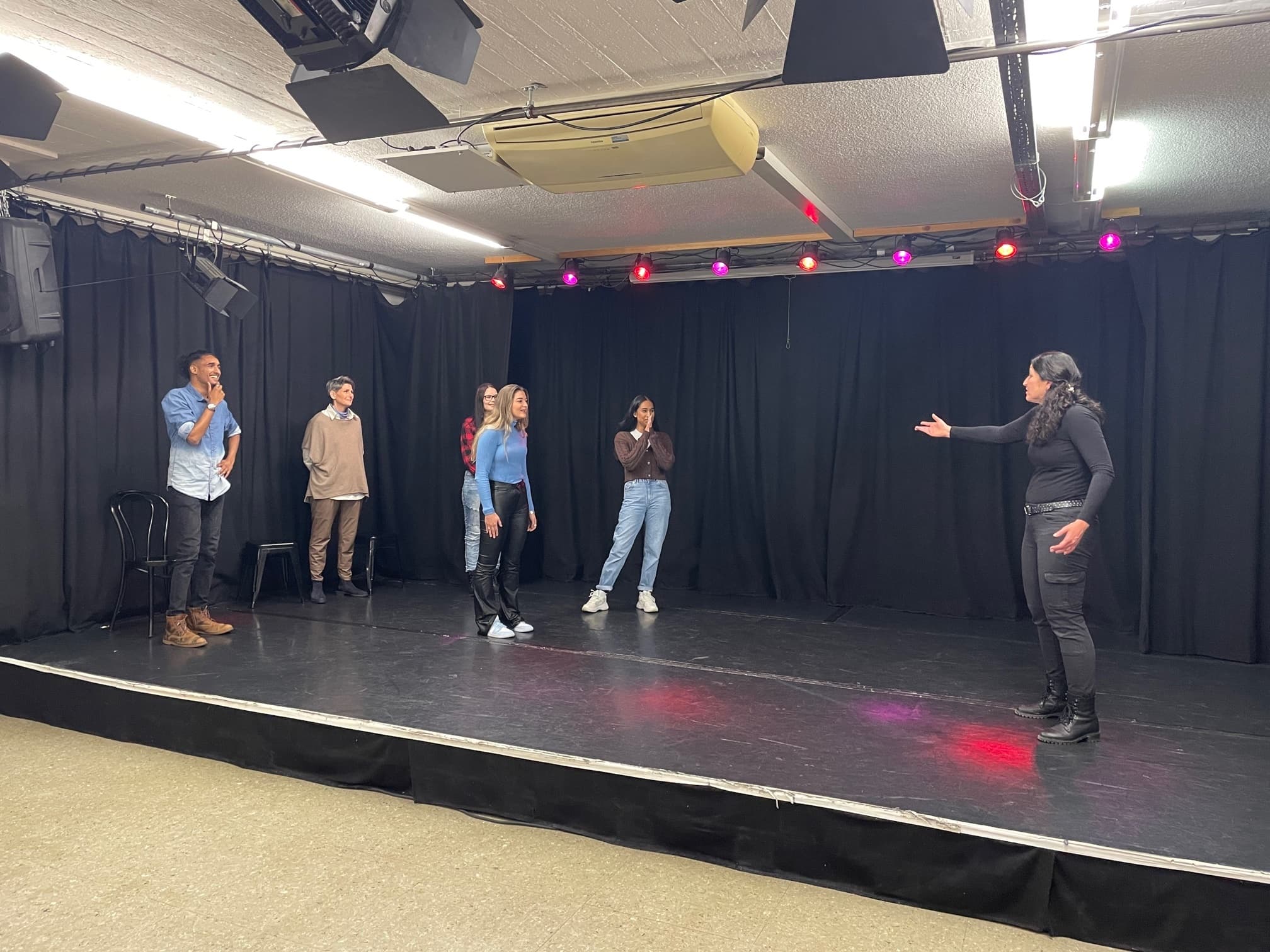 Impro-Workshop in der Töpferei